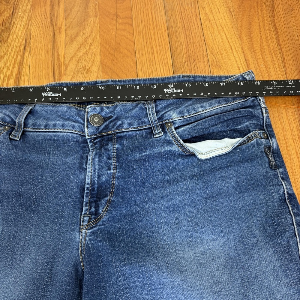Silver Jeans Co Suki Straight Jeans Womens 18 Blue High Rise Stretch Denim - Picture 7 of 10